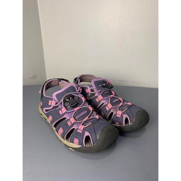 Dream Pairs Girls Outdoor Sandals Size 5 Pink & Purple Adjustable Strap - Picture 1 of 8